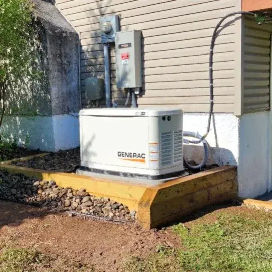 Generac home standby generator ready for routine maintenance in Gastonia, NC Generac home standby generator ready for routine maintenance in Gastonia, NC